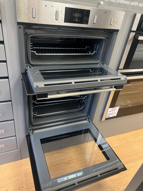 Neff U1CHC0AN0B Built In Double Oven Electric - Stainless Steel - Ex Display