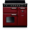 Rangemaster Classic CL90EIPBOR/CM1 - Bordeaux/Chrome Range Cooker - 90cm Induction - A Energy Rating