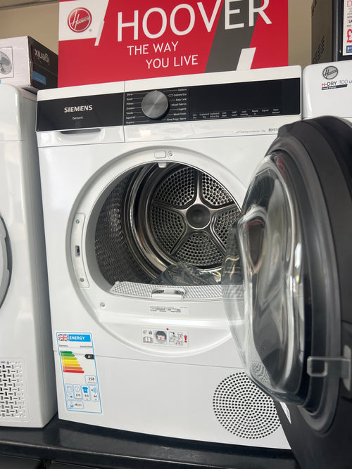 Siemens WQ45G209GB - White 9KG Heat Pump Condenser Dryer - A++ energy - Ex Display