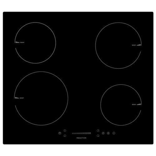 Teknix SCIH6PISL - Black 4 Zone Induction Hob 13amp plug in