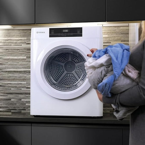 Teknix TK2V3W - White 3KG Tumble Dryer - Compact Vented - C Energy Rating