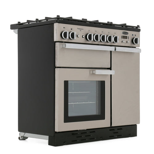 Rangemaster Professional Plus PROP90NGFSS/C - Stainless Steel/Chrome Gas Range Cooker - 90cm - A Rated
