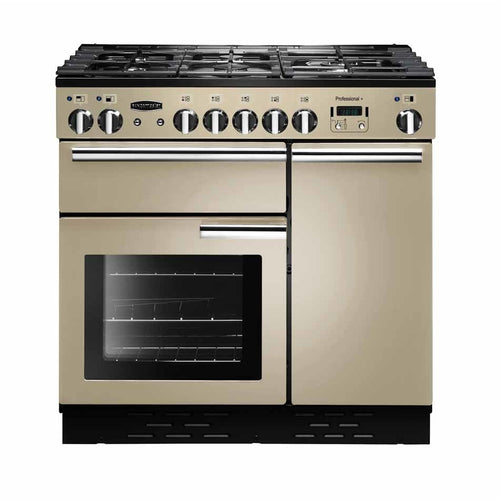 Rangemaster PROP90NGFCR/C - Cream/Chrome 90cm Gas Range Cooker - Dual Fuel - A Rated