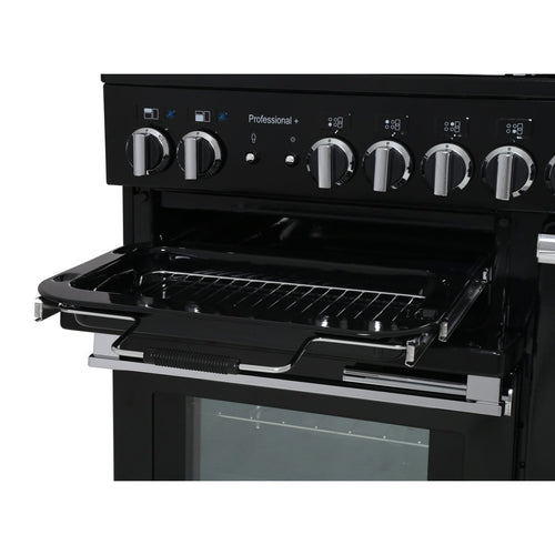 Rangemaster PROP90NGFCY/C - Cranberry/Chrome 90cm Gas Range Cooker - A Rated