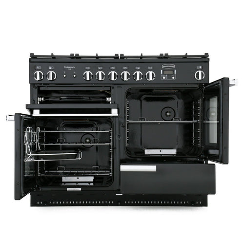 Rangemaster Professional Plus PROP110NGFCR/C - Cream/Chrome Gas Range Cooker - 122L - A Rated