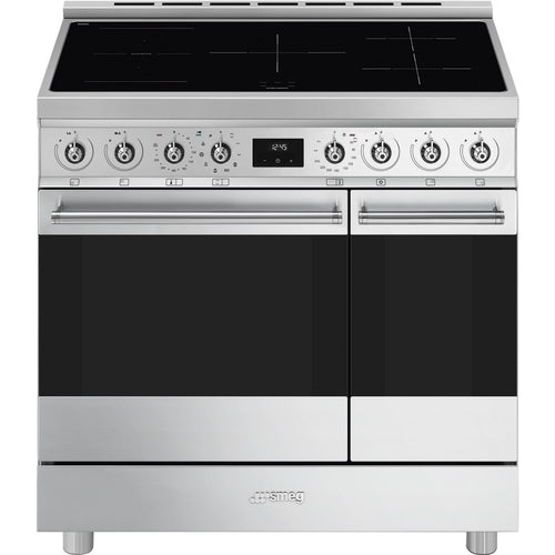 Smeg C92IPX2 Symphony - Stainless Steel 90cm Range Cooker - 6 Induction Zones - A Rated