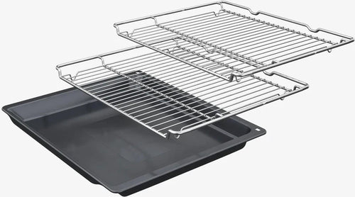 Bosch Series 8 CMG7361B1B - Black Electric Built-in Combination Microwave