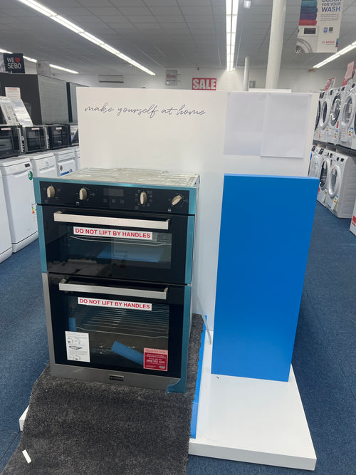 Stoves ST BI902MFCT STA - Stainless steel Built in Electric Double Oven - A energy - Unboxed