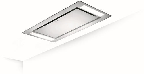 Faber Heaven 3.0 X Slim KL A90 - White Glass 90cm Ceiling Integrated Extractor Hood - 700 m³/h - A+ Energy Rated