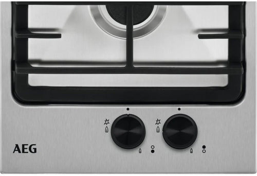 AEG HGX3220SM - Stainless steel 2 Zone Gas Hob