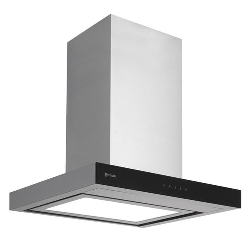 Caple PLASZC622 - Black Glass Chimney Hood - 60cm - B Energy