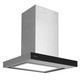 Caple PLASZC622 - Black Glass Chimney Hood - 60cm - B Energy