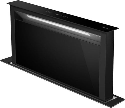 Smeg KDD90CNE2 - Black Glass 90cm Downdraft Extractor - A Rated