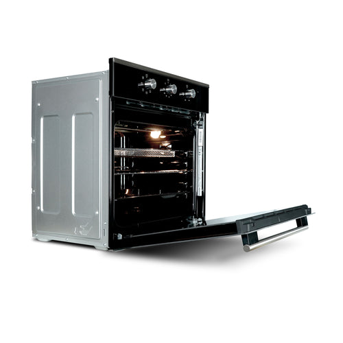 Montpellier MAFSO60SS - Stainless Steel Single Oven 13 amp plug fitted - A energy