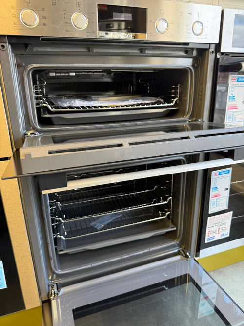 Bosch Series 4 MBS533BS0B - Stainless steel Built in Electric Double Oven - A/B energy - Display