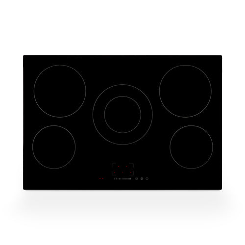 Montpellier MCH77 Black 5 Zone - 77cm Ceramic Touch Control Hob