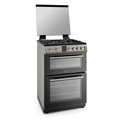 Montpellier MDOG60LS - Silver 4 Zone Gas Cooker - A/A+