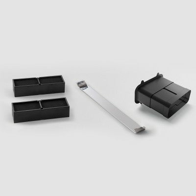 Elica NT-ALPHA-BA 78cm Vented Induction Hob, NT-ALPHA-B-80BA Ducted/Recirculating Ventilation, Black, A Rated