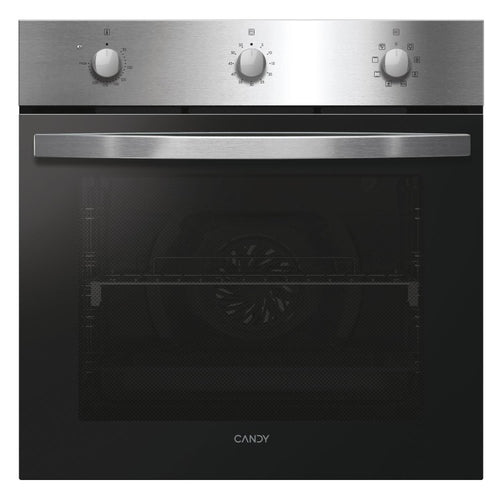 Candy PCI27XCHW6LXS - Stainless Steel Single Oven and Gas Hob Pack - 65L - F Energy