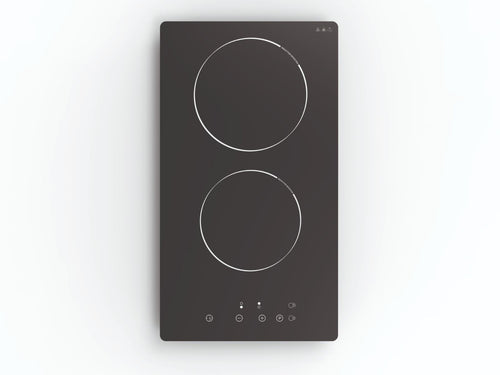 Cata UBIND30FLC - Black 30cm Induction Domino Hob - 2 Cooking Zones
