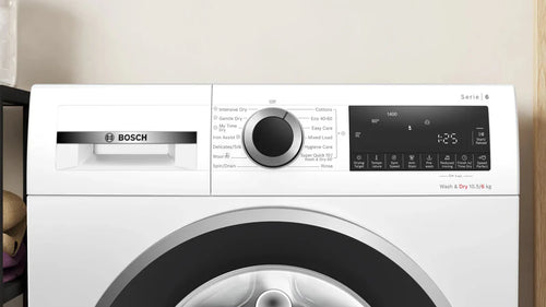 Bosch Series 6 WNG25401GB - White 10.5KG/6KG Washer Dryer - 1400 RPM - A/D energy