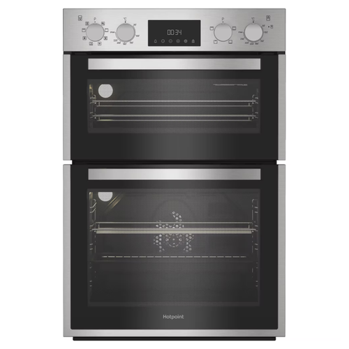 Hotpoint DIH82DIX - Stainless Steel Double Oven - 71L + 38L - A Energy