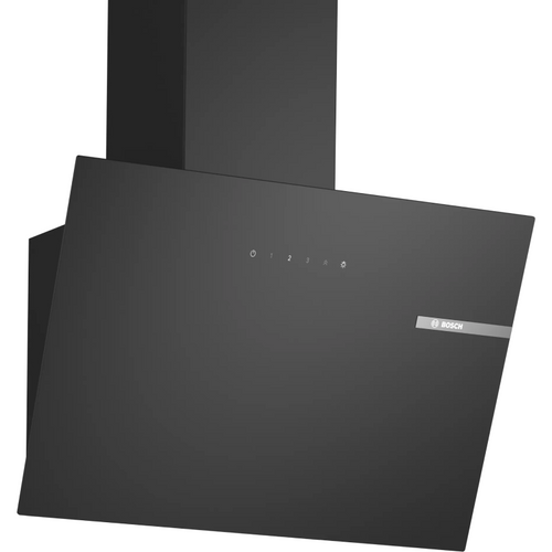 Bosch Series 2 DWK65DK60B - Black Chimney Extractor Hood - A energy