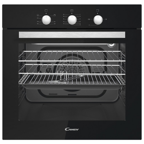 Candy OCGF12B LPG Gas Oven - Black Built in Gas Single Oven Natural Gas convertible