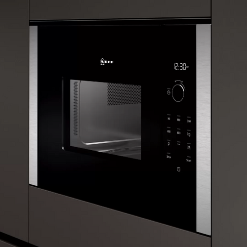 Neff HLAWD23N0B - Stainless steel Built in Electric Microwave