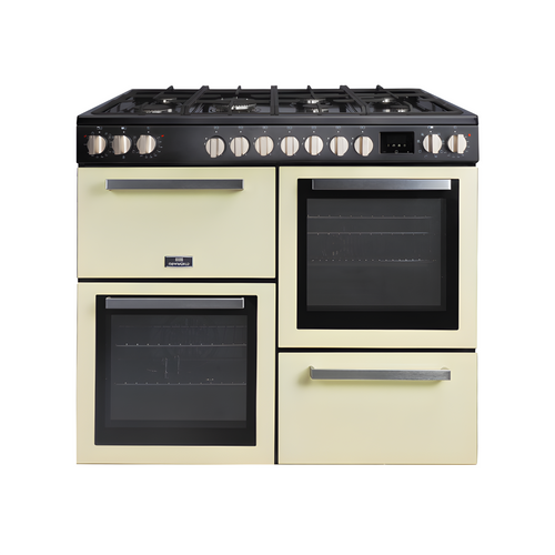 Tesla T100MCDFRCC - 100cm Multi Cavity Dual Fuel Range Cooker