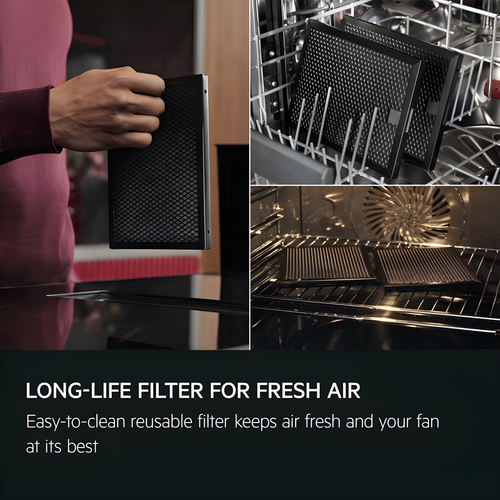 AEG TH84CB03FB - Black Vented Induction Hob - 81cm - A+ Energy