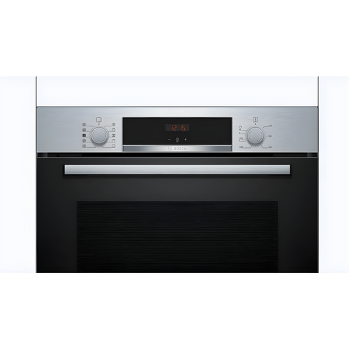 Bosch HQA534BS3B Series 4 Built-In Electric Single Oven - Stainless Steel - 71L Capacity - A+ Energy Rating