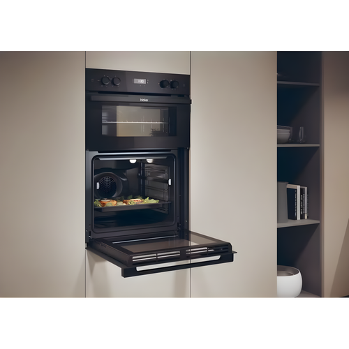 Haier HWO9M2M5B - Built in Electric Double Oven - Catalytic cleaning - A/A energy