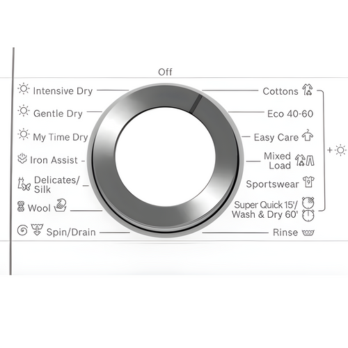 Bosch WNA144V9GB - White 9KG/5KG Washer Dryer - 1400 RPM - E energy