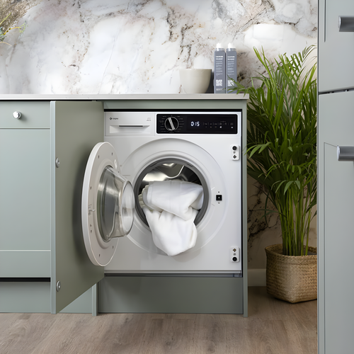 Caple WMI3100 - White 8KG Integrated Washing Machine - 1400 RPM - A Energy