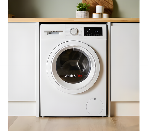 Bosch WKD28543GB - White Integrated 7KG 4KG Integrated Washer Dryer - 1400 RPM - E energy