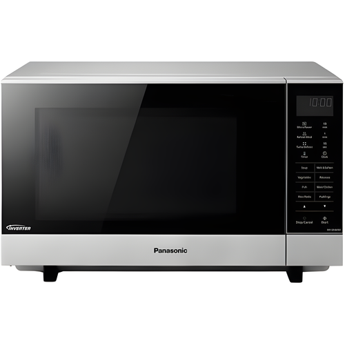 Panasonic NN-SF464MBPQ - Stainless Steel 27L Flatbed Microwave - 1000W - A energy