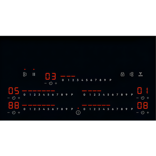 Electrolux EIV84550 - Black Induction Hob - 80cm - 5 Zones