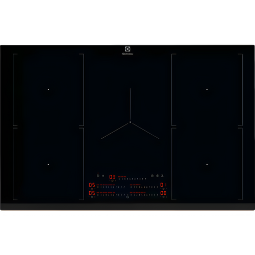 Electrolux EIV84550 - Black Induction Hob - 80cm - 5 Zones