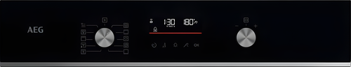 AEG GA5PB501AB - Black Single Oven - 71L - A+ Energy