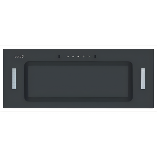 Cata CATICON75BK - Black Glass 75cm Canopy Hood - Gesture Control - A+ Energy