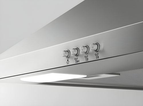 Zanussi ZFCT16X - Stainless Steel Chimney Hood - 60cm - D Energy Rating