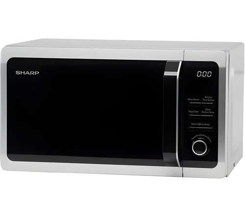 SHARP R274SLM - Silver Solo Microwave - 20L Capacity - E energy rating