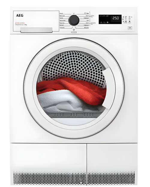 AEG TXH508A2R - White 8KG Heat Pump Condenser Dryer - A++ energy