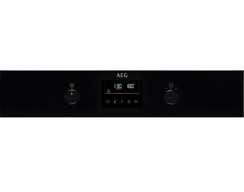 AEG BEX33501EB - Black Built in Electric Single Oven - Steam Assisted cleaning - A energy
