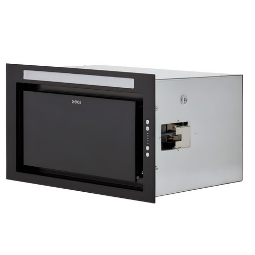 Elica LANE-60-BLK - Black Canopy Extractor Hood - B energy