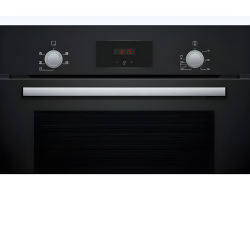 Bosch HHF113BA0B - Black Built in Electric Single Oven - A energy