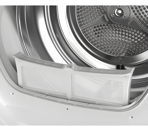 Hoover BATD H7A1TCER-80 - Anthracite & Chrome 7KG Integrated Heat Pump Tumble Dryer - WiFi Connected - A+ Energy Rating