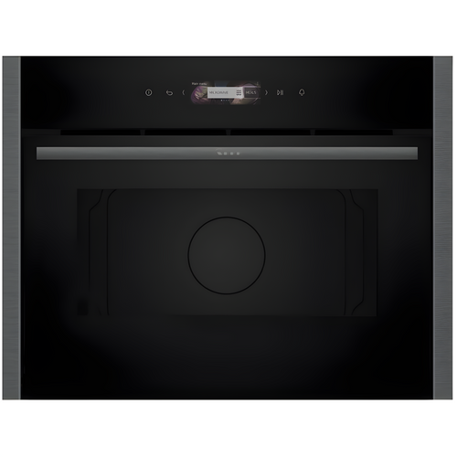 Neff C24GR3XG1B - 46cm - Built-in Compact Microwave Oven, Grey Graphite
