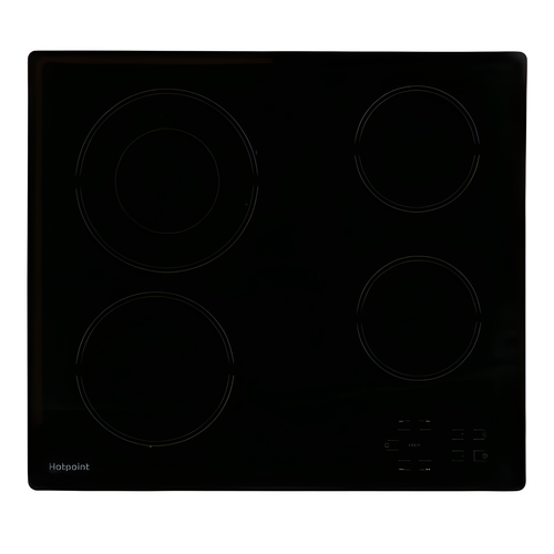 Hotpoint HR 612 C H - Black 4 Zone Electric Hob